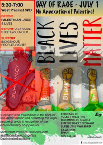 Poster created by Decriminalize Seattle (Image via Palestine Poster Project Archives)