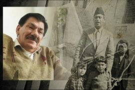 Still of Samir Naqqash from the film "Forget Baghdad"