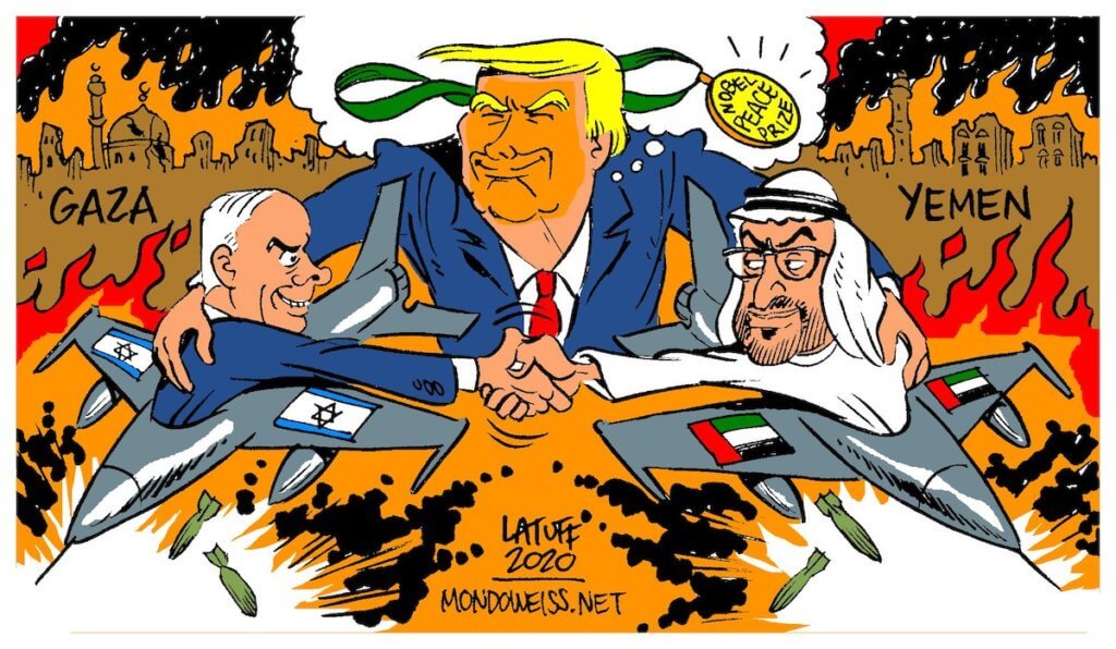 (Cartoon: Carlos Latuff)