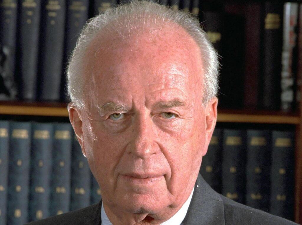 Yitzhak Rabin during his second term as Israeli Prime Minister, July 1994 (Photo: Wikimedia/Goverment Press Office)