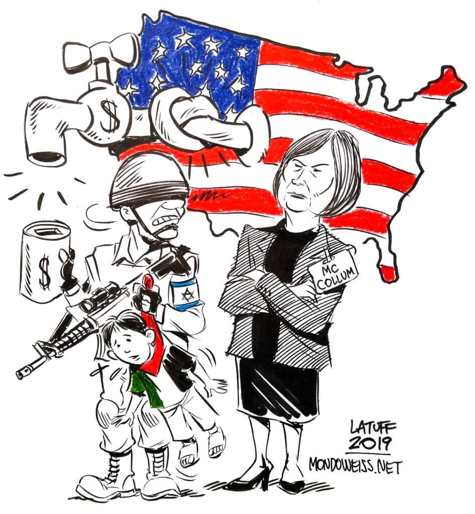 Betty McCollum (Image: Carlos Latuff)