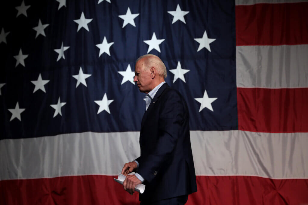 Joe Biden speaking in Clear Lake, Iowa, August 2019 (Photo: Gage Skidmore/Flickr)