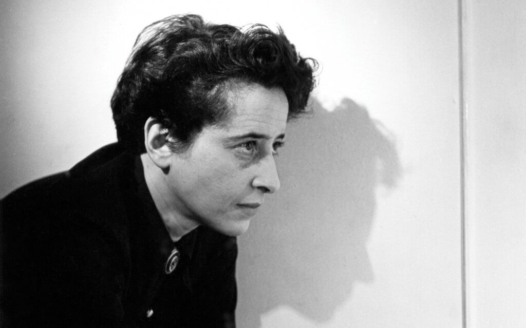 Hannah Arendt in 1944. Portrait by photographer Fred Stein (1909-1967) who emigrated 1933 from Nazi Germany to France and finally to the USA. (Photo: DPA Picture Alliance/Alamy)