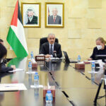 Palestinian Prime Minister Mohammad Shtayyeh meets with donor countries to Palestine, in the West Bank city of Ramallah, on December 2, 2020. (Photo: Prime Minister Office)