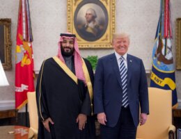 Saudi Arabia’s Crown Prince Mohammed bin Salman and US President Donald Trump (Photo: Bandar Algaloud/Saudi Royal Court)