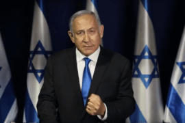 Screenshot from video released by the Israeli Prime Minister's office responding to the ICC's decision that investigations of alleged Israeli war crimes can move forward.