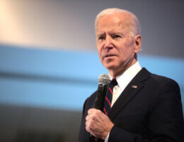Joe Biden at the Sheraton West Des Moines Hotel in Iowa, January 2020. (Photo: Gage Skidmore/Flickr)