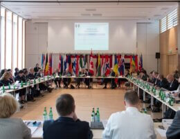 The IHRA Plenary Meetings held under the Canadian Chairmanship in Berlin in 2013. (Credit: Trevor Good)
