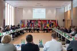 The IHRA Plenary Meetings held under the Canadian Chairmanship in Berlin in 2013. (Credit: Trevor Good)