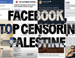 Graphic from the "Facebook, we need to talk" campaign (Image: Jewish Voice for Peace)