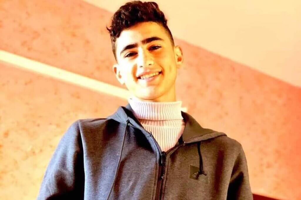 Saeed Odeh, 16, was shot and killed by Israeli forces in the town of Odala in Nablus, in the northern occupied West Bank on Wednesday May 5th, 2021. (Photo: DCIP)