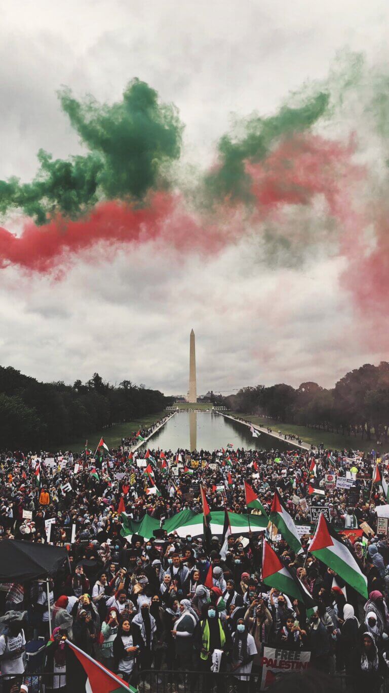 ‘The Landscape is Shifting’ Over 35,000 rally for Palestine in DC on