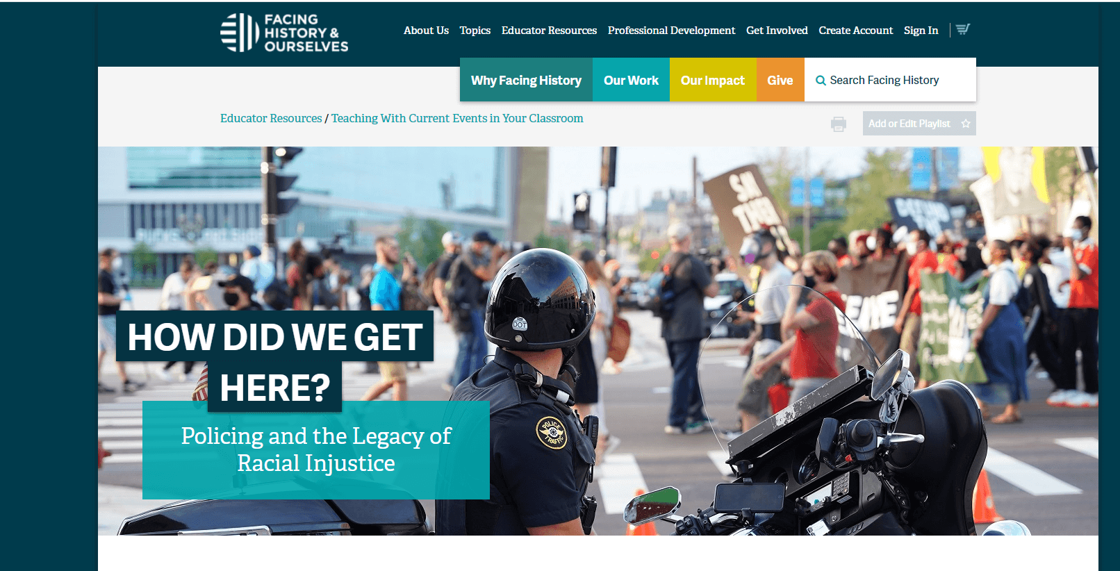 'Facing History,' a global resource for educators, leaves out Palestine – Mondoweiss - Vimarsana News