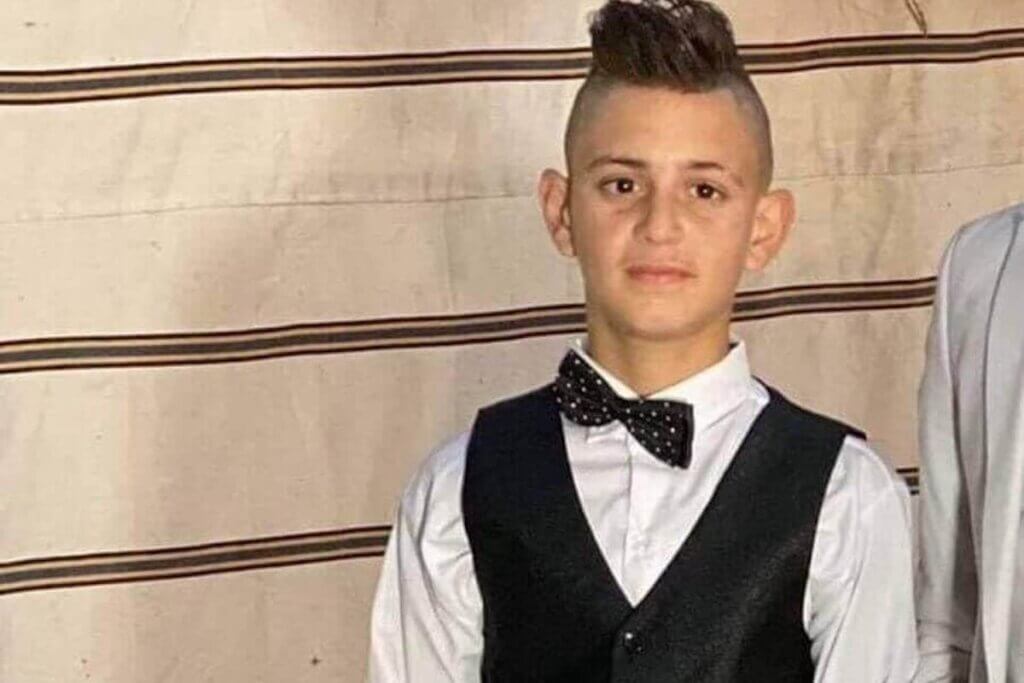13-year-old Mohammad Rezq Salah was shot and killed by Israeli forces on Tuesday, February 22, 2022. (Photo: Twitter)