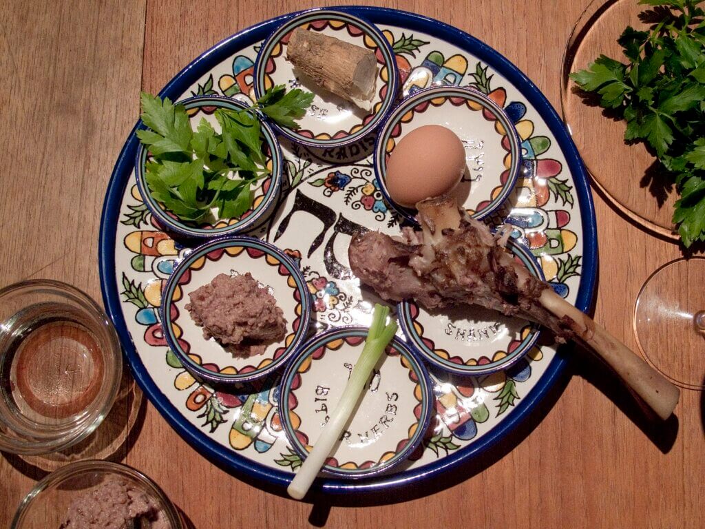 Passover Seder plate (Photo: Wikimedia)
