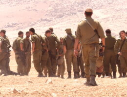 Israeli soldiers during military training in Masafer Yatta (Photo: Ali Awad)