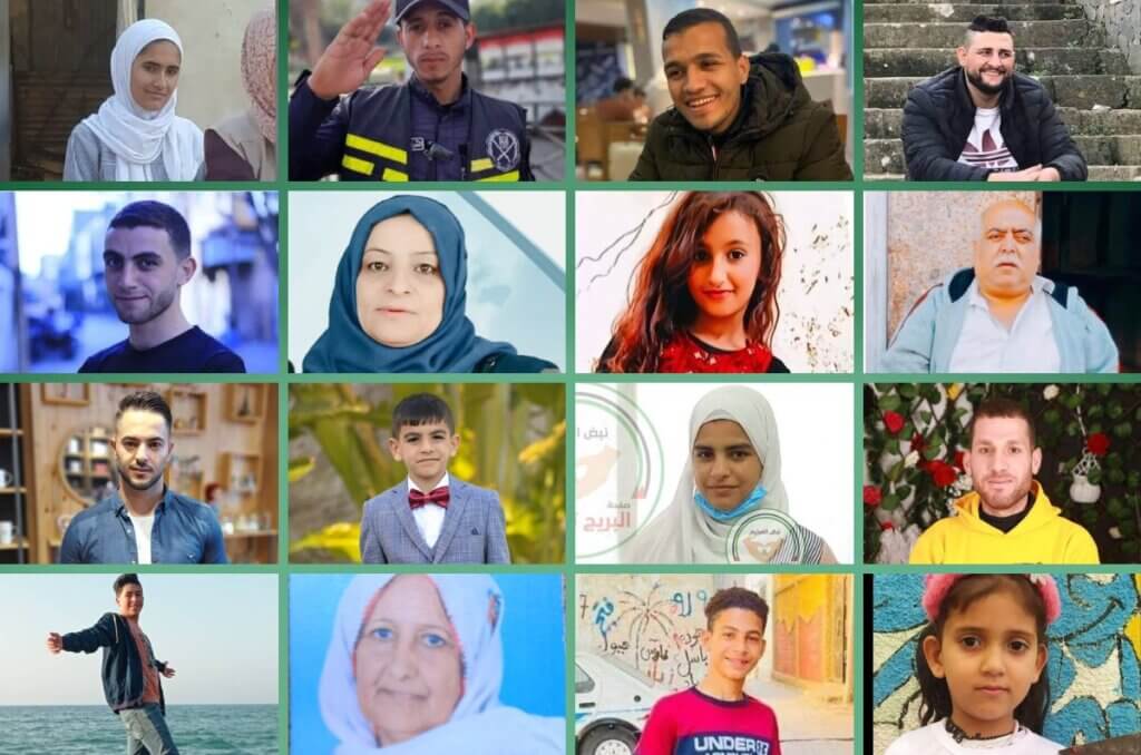 Some of the Palestinians in Gaza killed during Israel's Operation Breaking Dawn.