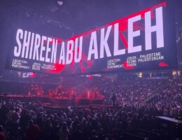 Roger Waters's current tour features slain journalist Shireen Abu Akleh's name. (Photo: Social media)