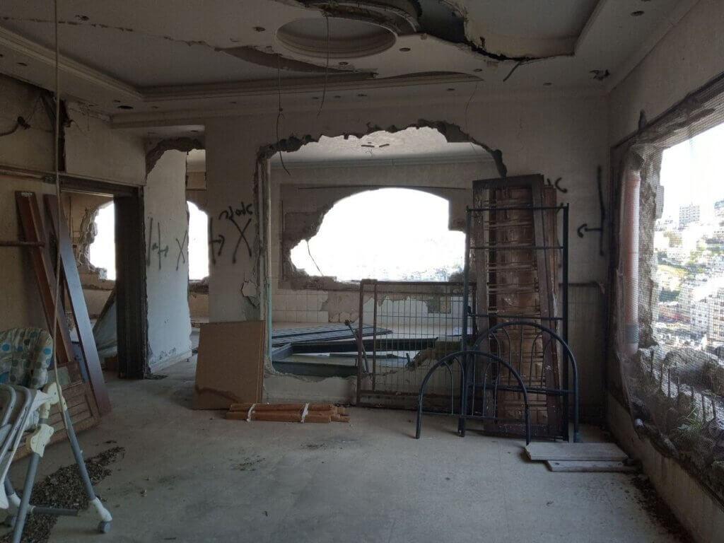 Abandoned apartment sealed by the Israeli Army. Nablus 2022. Photo credits: Izzeddin Araj 