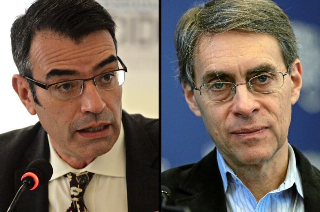 James Cavallaro (L) and Kenneth Roth (R) (Photos: Comisión Interamericana de Derechos Humanos & World Economic Forum)
