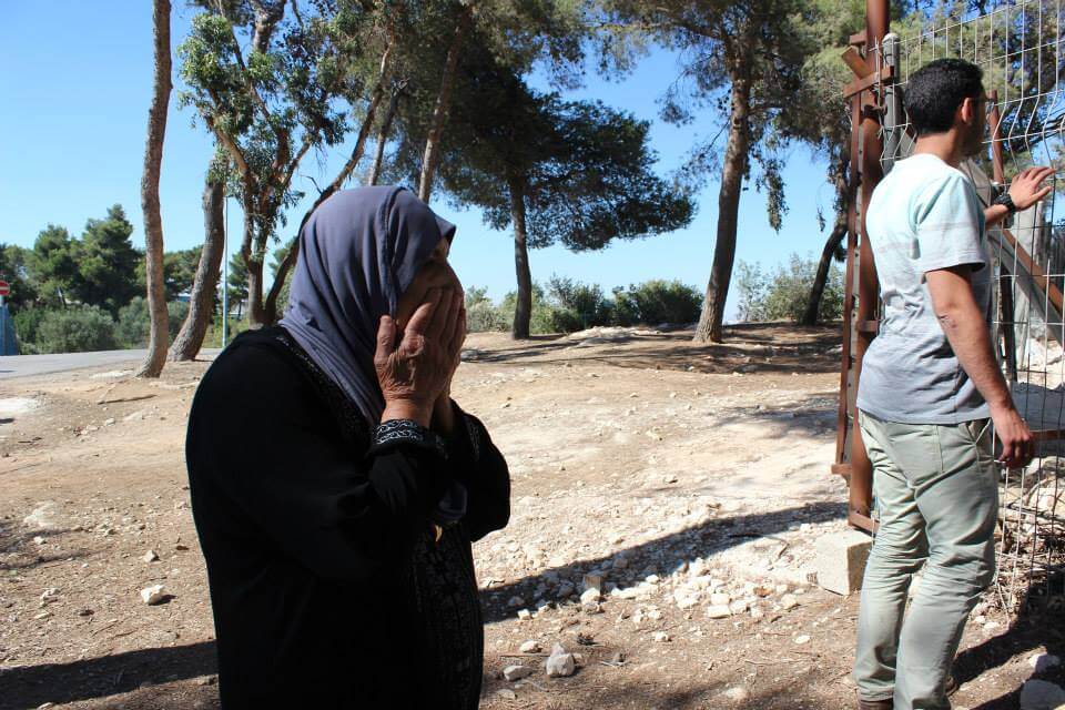 Grandmother Fatima Asad in Deir Yassin 2015
