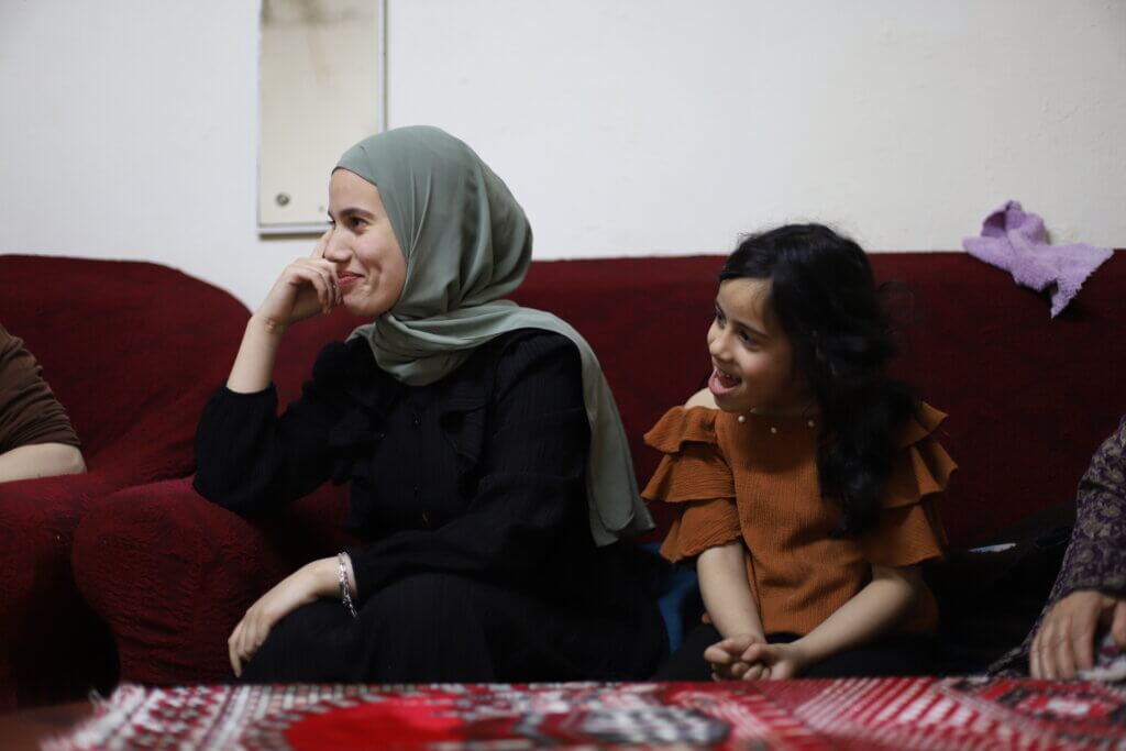 Dima Jawareesh, 19, says she and the other girls her age from the refugee camp face prejudices from people in the city and outside the camp. (Malik Hamamra/Mondoweiss) Aida Refugee Camp, occupied West Bank, May 2023.