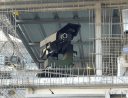 An AI-controled Israeli machine gun in a Hebron neighborhood.