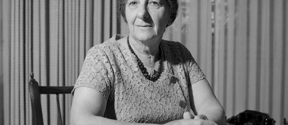 Golda Meir, then Israel's Minister of Foreign Affairs, in 1964. (Photo: Wikimedia/Israeli National Archive)