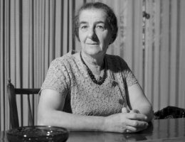 Golda Meir, then Israel's Minister of Foreign Affairs, in 1964. (Photo: Wikimedia/Israeli National Archive)