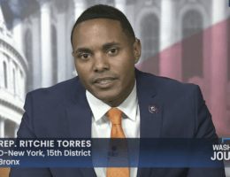 Screenshot of Rep. Ritchie Torres on C-SPAN on December 15, 2022.
