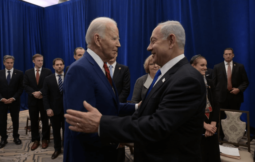 President Biden meets Israeli Prime Minister Benjamin Netanyahu (Netanyahu Twitter account)