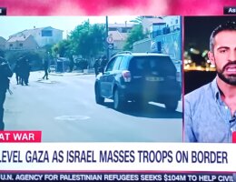Jeremy Diamond of CNN in Ashdod, Israel, Oct. 12, 2023.