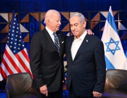 U.S President Joe Biden meeting with Israeli Prime Minister Benjamin Netanyahu on October 18, 2023. (Photo: Haim Zah, GPO)