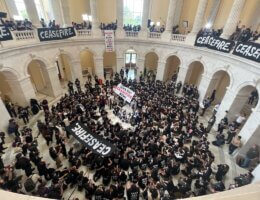Hundreds of Jewish activists demand Gaza ceasefire in the U.S. Capitol Building in Washington DC, October 28, 2023 (Photo: IfNotNow Twitter)