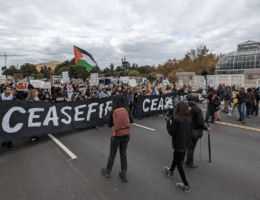 Jewish activists call for Gaza ceasefire in DC. October 18, 2023 (JVP Twitter)