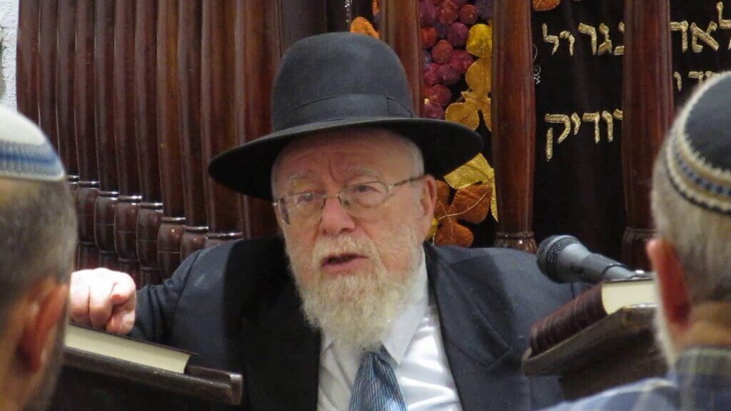 Itamar Ben-Gvir's spiritual mentor Rabbi Dov Lior (Photo: Wikimedia)