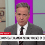 Screenshot from November 18, 2023, CNN report by Jake Tapper.