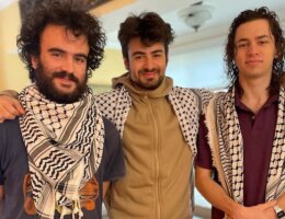 Hisham Awartani, Kinnan Abdalhamid, and Tahseen Ahmed (Photo: Social Media)