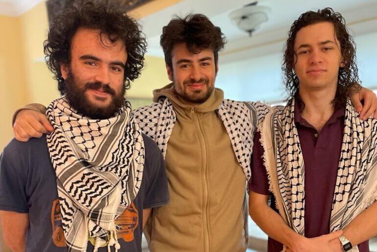 Hisham Awartani, Kinnan Abdalhamid, and Tahseen Ahmed (Photo: Social Media)