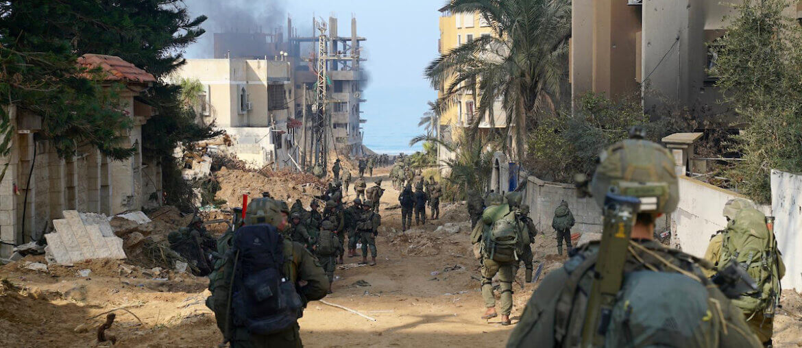 A photo released by the Israeli military on Dec. 3, 2023 shows Israeli troops conducting military operations in the Gaza Strip. Israel's military chief Herzi Halevi said on Sunday that the military has expanded the ground operation against Hamas to the southern Gaza Strip, an area previously considered as a ''safe zone. (Photo: © Xin Hua/Xinhua via ZUMA Press APAimages