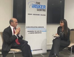 The Pinsker Centre hosts an event with Elliott Abrams and Dr. Melanie Garson on US foreign policy in February 2022. (Photo: Twitter/@PinskerCentre)