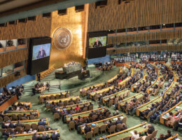 Antonio Guterres, Secretary-General of the United Nations, addresses the opening of the 77th General Debate of the UN General Assembly, September 2022. (Photo: Michael Kappeler/dpa via ZUMA Press/APA Images)