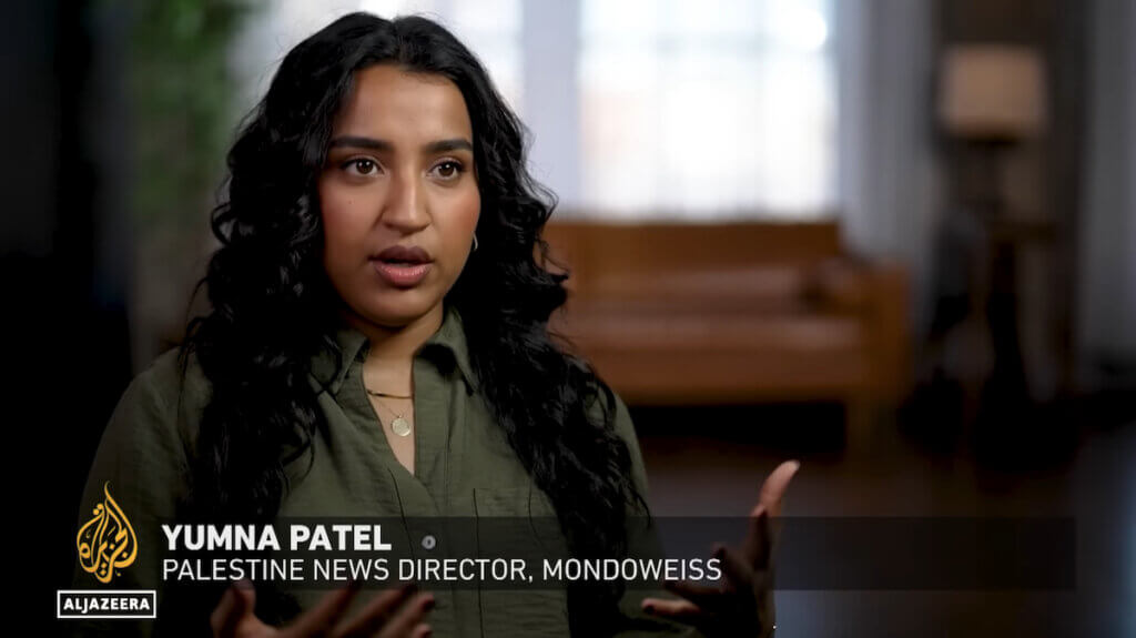 Our Palestine News Director Yumna Patel appeared on this episode of Al Jazeera English's program The Listening Post.