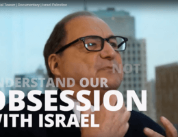 "The non Jewish world does not understand our obsession with Israel," Abe Foxman says in the documentary, "Israelism." Screenshot from trailer.