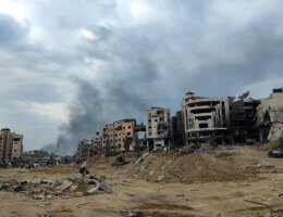 The Zeitoun neighborhood, Gaza City, February 20, 2024. (Photo: Khaled Daoud/APA Images)