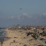 Airdrops over Gaza City, March 15, 2024. (Photo: Omar Ashtawy/APA Images)