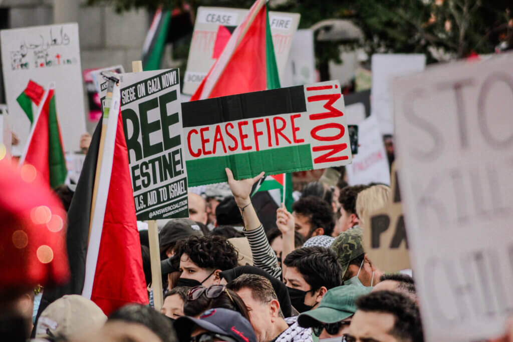 National March on Washington: Free Palestine, held on November 4, 2023. (Photo: Laura Albast)