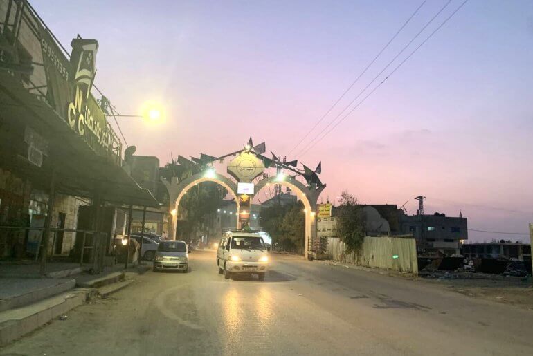 The entrance to the Jenin Refugee Camp. (Photo courtesy of the author)