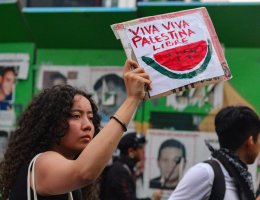 'Viva Palestine Libre.' Mexico City marches for Palestine on the 76th anniversary of Al Nakba, on May 15 2024 (Photo: Elizabeth Sauno)