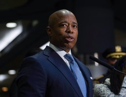 New York City Mayor Eric Adams on February 18, 2022. (Photo: Marc A. Hermann / MTA/ Wikimedia)